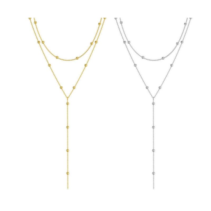 Women'S Formal Wear Accessories - J78F Elegante collana a catena a