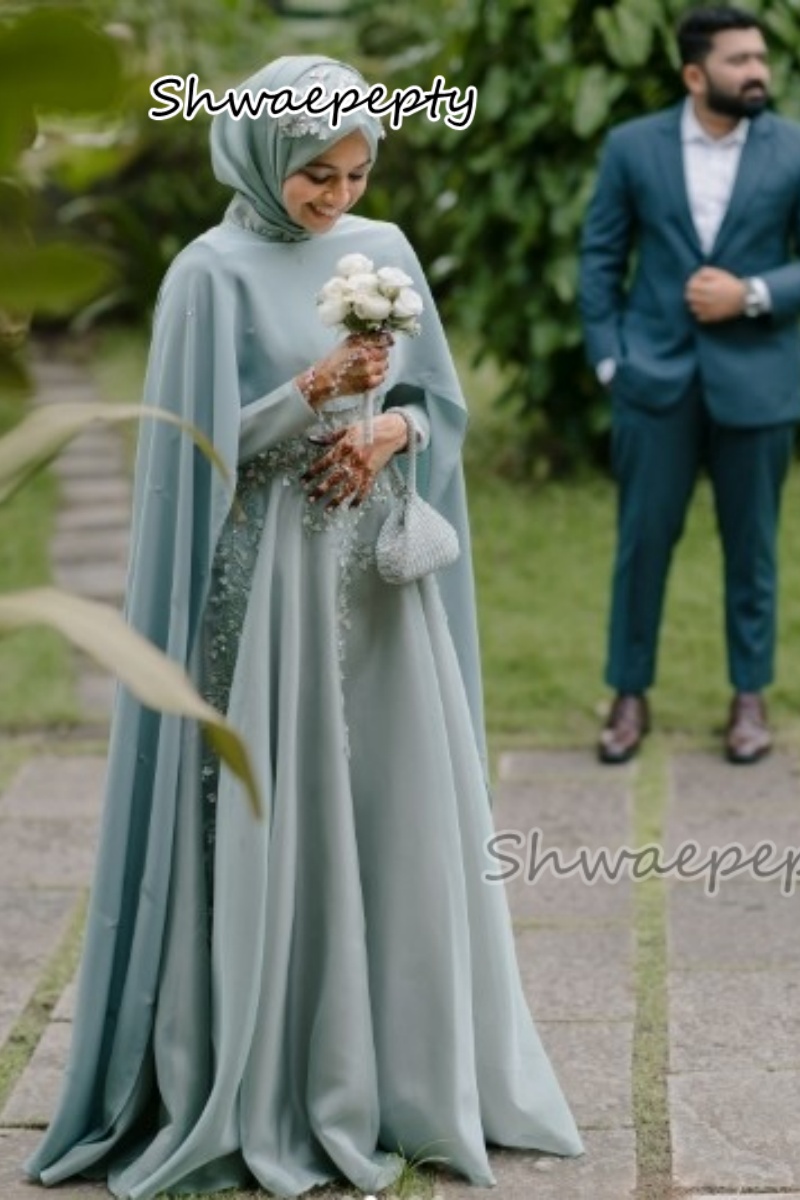 Women Formal Wear Dubai - Elegante abito da sera musulmano con