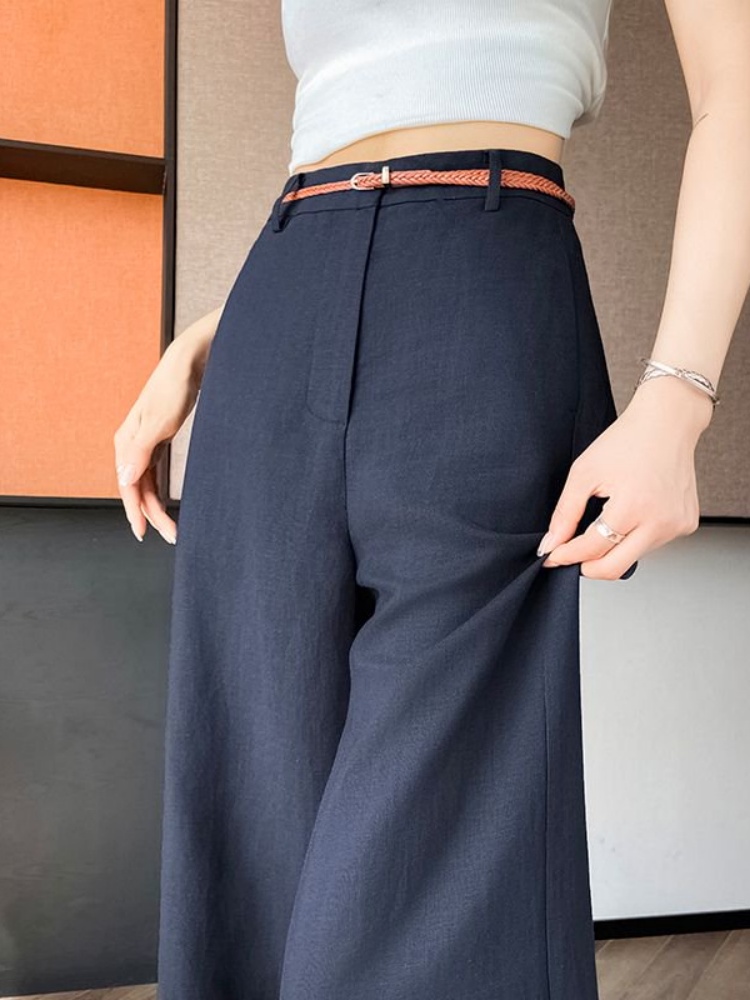 Tailored Trouser Wide - Pantaloni a Gamba Larga in Lino