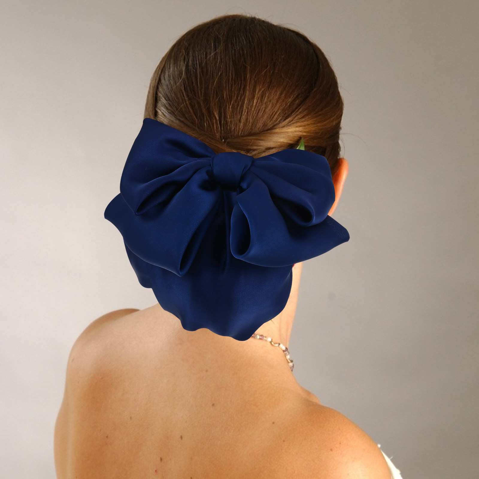 Large Women'S Formal Wear - Grande rete per capelli con fiocco,