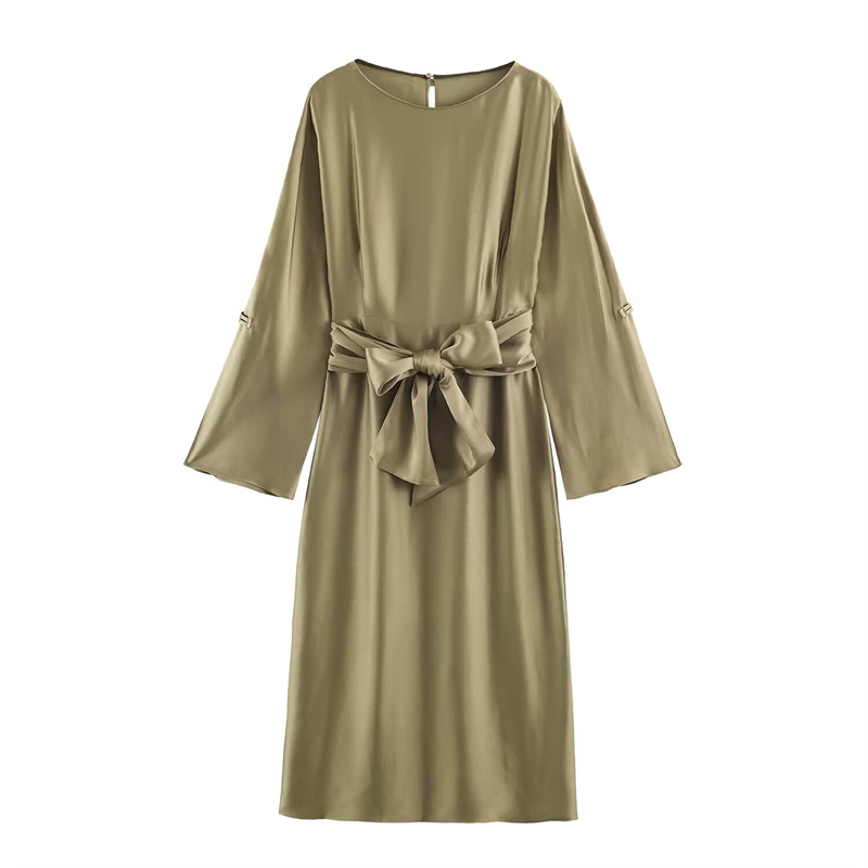 Women'S Green Formal Wear - Guobioziy 2026 Nuovo Arrivo Autunno Abito