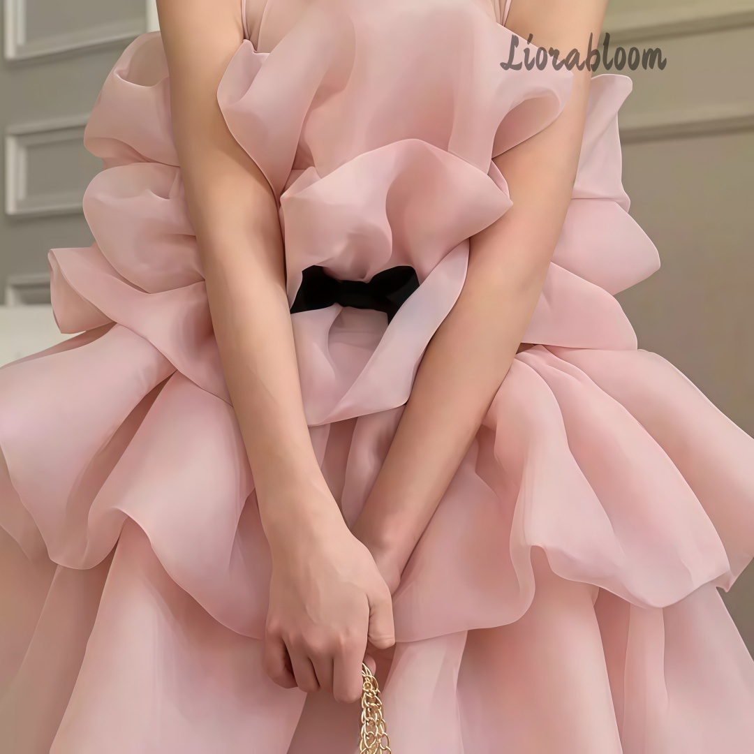 Woman Formal Wear - Abito da Cerimonia Multicolore a Strati