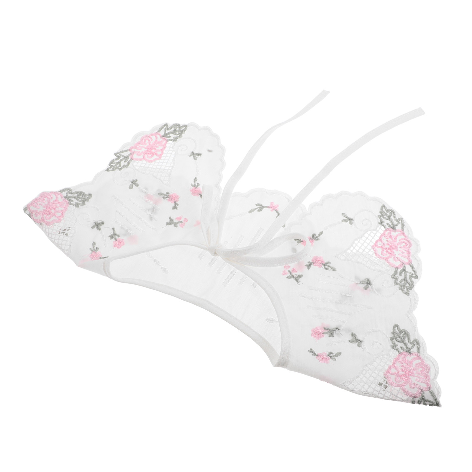 Women'S Formal Wear Accessories - Colletto finto ricamato, staccabile, con ampia