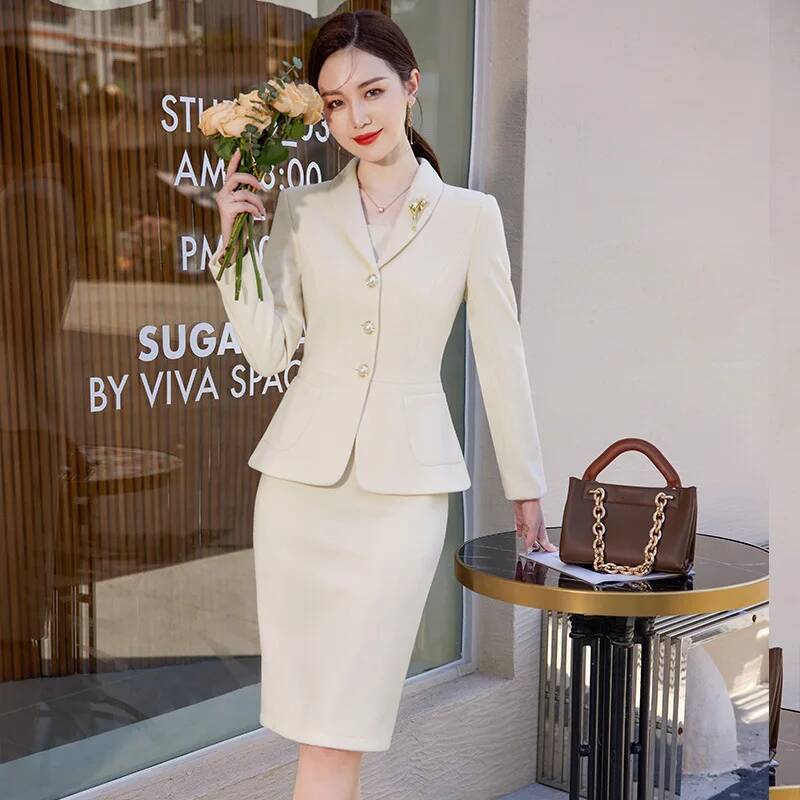 Women Formal Wear Stitching - Tessuto di alta qualità Stili OL