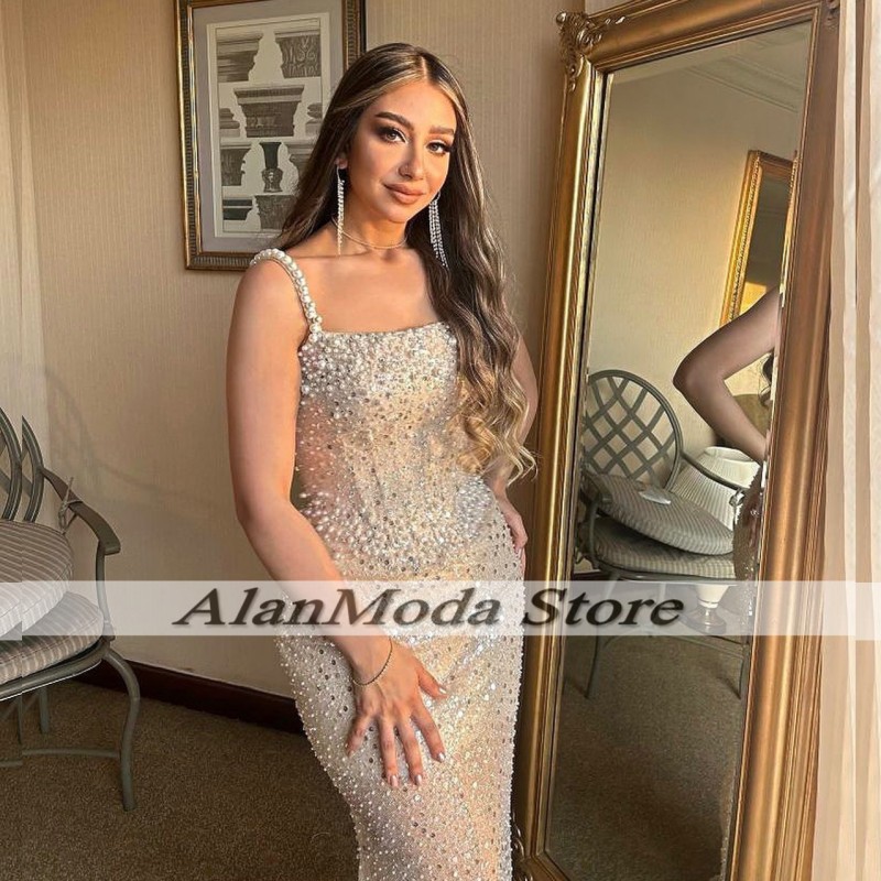 Women Formal Wear Dubai - Abiti da sera con perline personalizzati