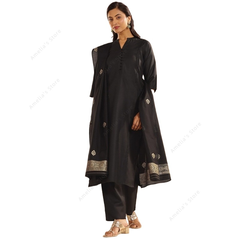 Women Formal Wear Ethnic - Completo Elegante Indiano da Donna in