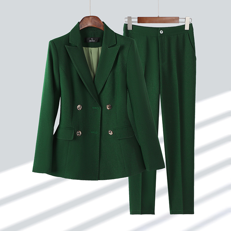 Women'S Green Formal Wear - Abito da donna alla moda con