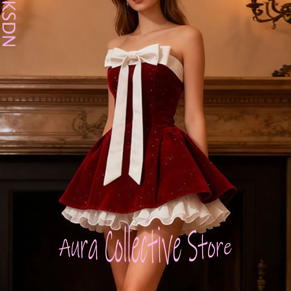 Mini abito da donna senza spal - Large Women'S Formal Wear recensione e prezzo