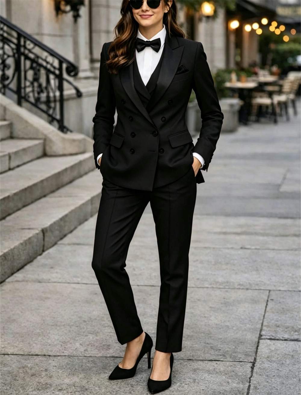 Completo da Donna Doppiopetto  - Women Formal Wear Vest recensione e prezzo