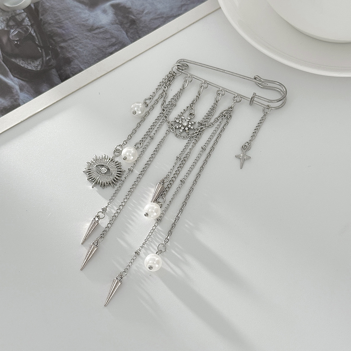 Spilla con perla imitazione Sp - Women'S Formal Wear Accessories recensione e prezzo