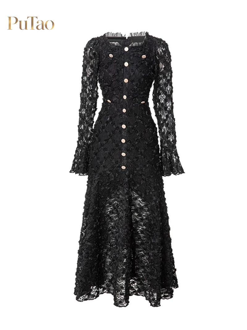 Abito midi a sirena in pizzo f - Women Formal Wear Dubai recensione e prezzo