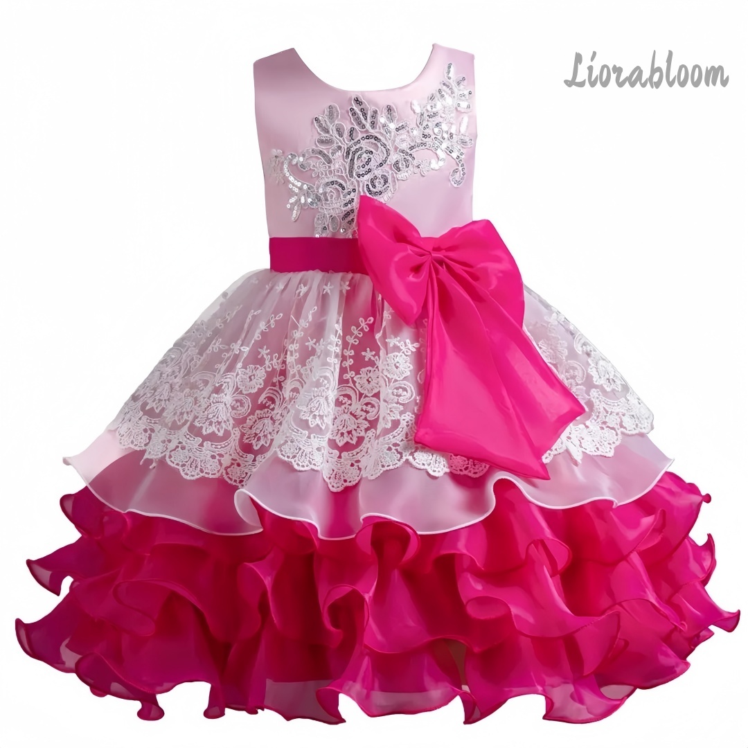 Abito da bambina con fiocco gr - Large Women'S Formal Wear recensione e prezzo