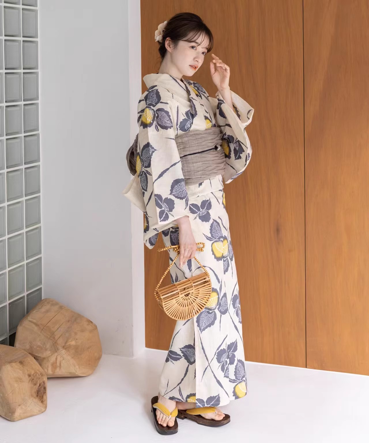 Kimono / Yukata Giapponese per - Women Formal Wear Photoshoot recensione e prezzo