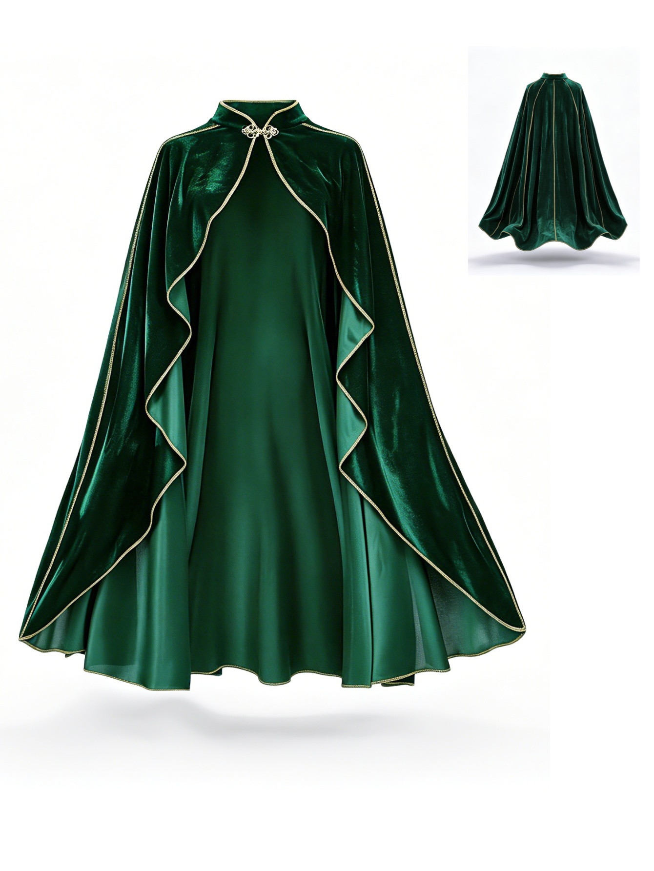 Mantello Vintage da Donna in V - Women'S Green Formal Wear recensione e prezzo