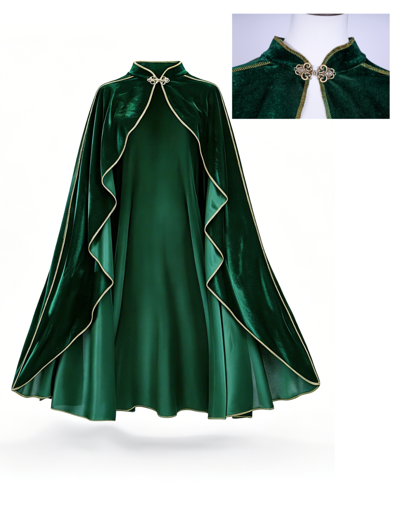 Mantello Vintage da Donna in V - Women'S Green Formal Wear recensione e prezzo